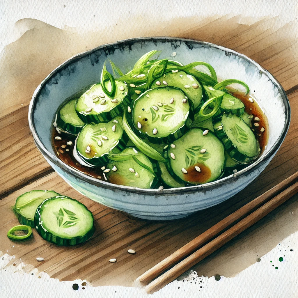 Japanischer Gurkensalat